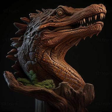 3D model Sarmatosuchus (STL)